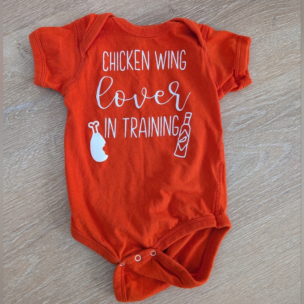 ✨4 for 12 Orange Short Sleeve Bodysuit 12 Months